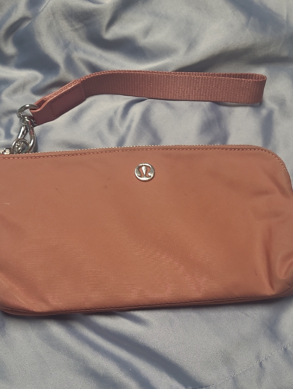 lululemon athletica Dusty Rose Wristlet Pouch with Detachable Strap